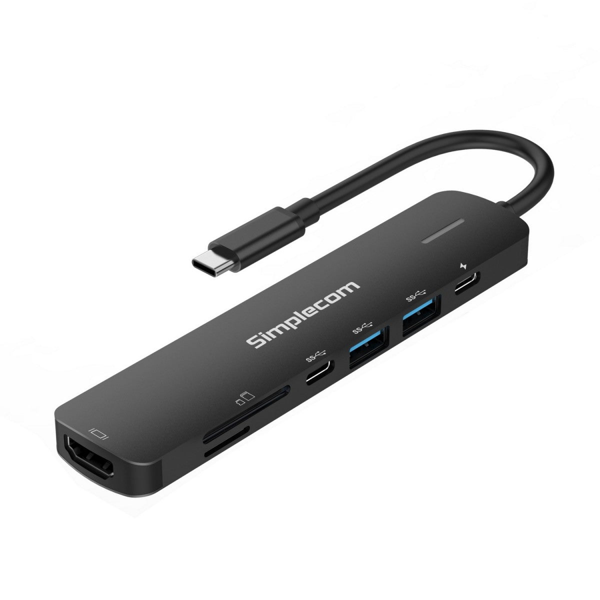 Simplecom CHT570 USB-C SuperSpeed 7-in-1 Multiport Hub Adapter HDMI 2.0 Docking Station Simplecom CHT570 USB-C SuperSpeed 7-in-1 Multiport Hub Adapter HDMI 2.0 Docking Station